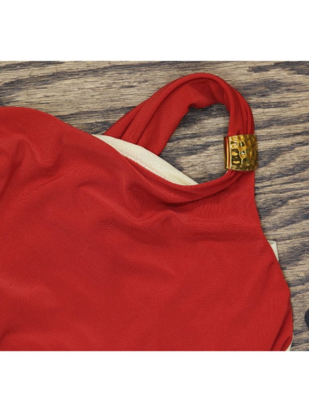 Miraclesuit Scoop Neck Underwire Tankini Top 6518826W Cayenne Red 16W - Picture 6 of 9